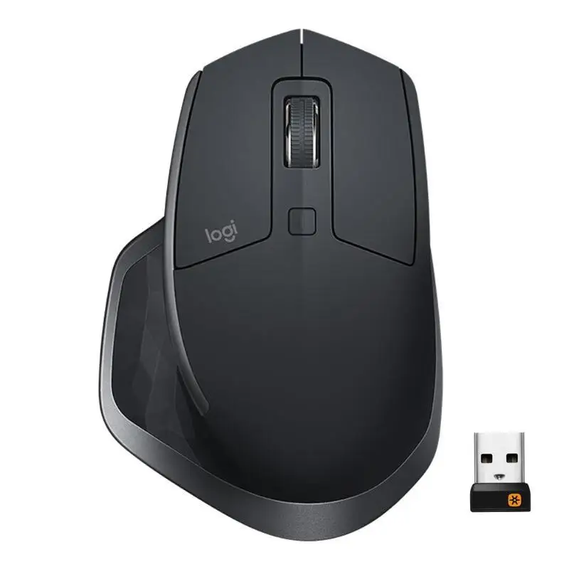 USB logitech MX Master беспроводная 2 S 2,4Hz 1000 dpi эргономичная компьютерная мышь 7 клавиш мульти-устройство мыши для домашнего офиса ПК/компьютера