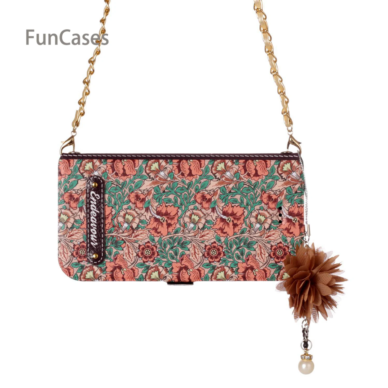 Роскошный Windflower чехол СПС Капа iPhone 7 PU кожаный шарик цепи Capinha узорные держатели клипсы чехол для iPhone 8 Disque