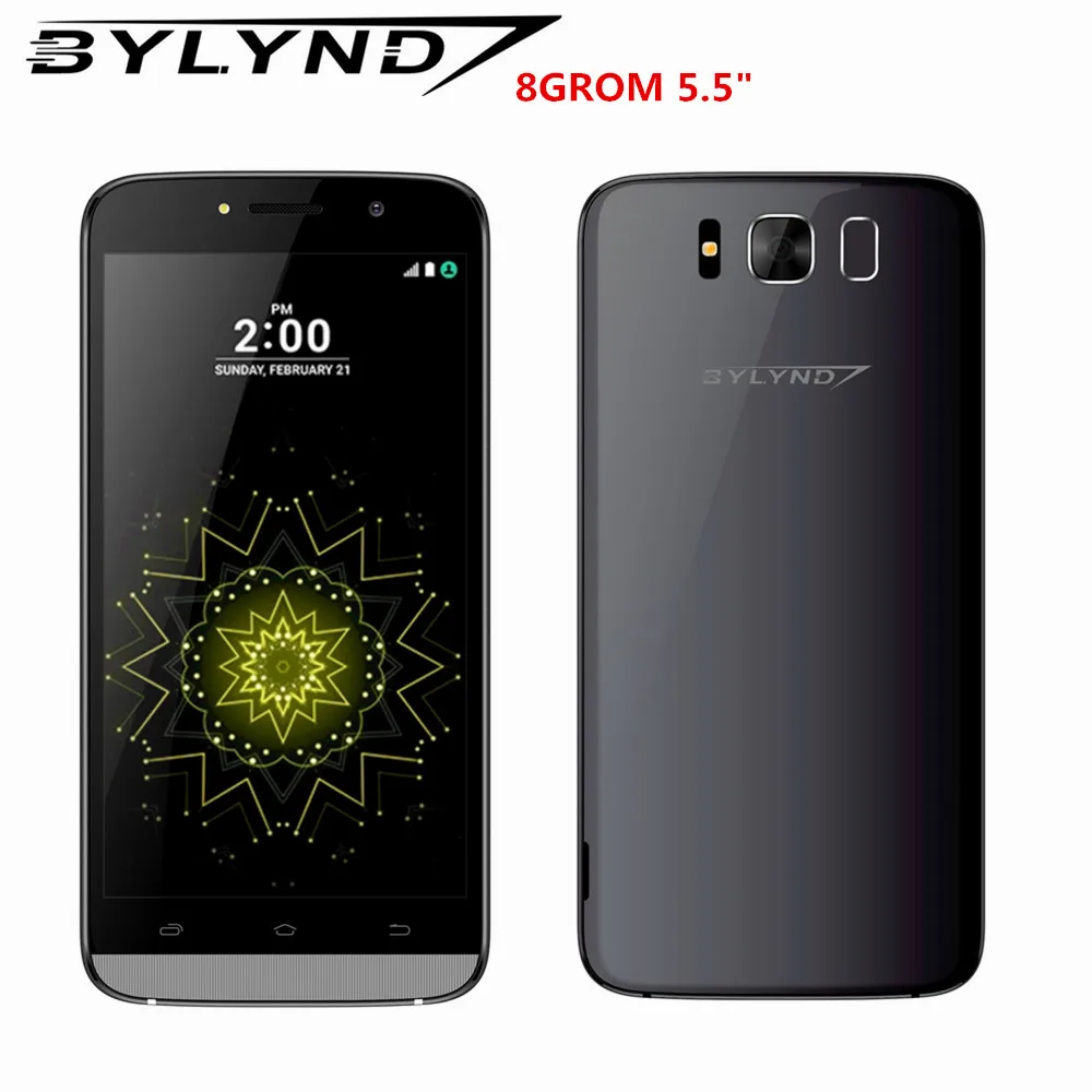 BYLYND X9 8 г Встроенная память смартфонов 5 &quotдешевые celular android 6 0 3g 2mp + 5mp