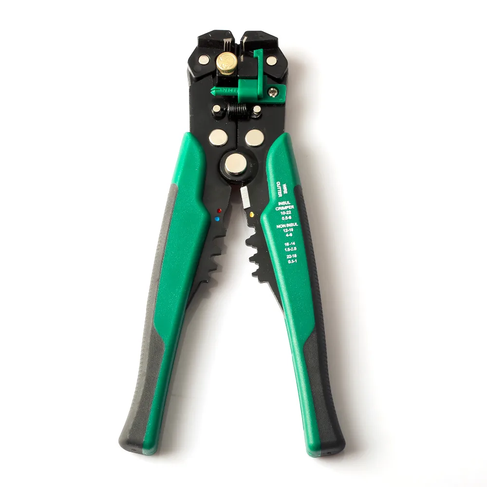 

3 in 1 Automatic Cable Wire Stripper Cutter Crimping Plier Self Adjusting Crimper Terminal Cutter Tools Electric Color Random
