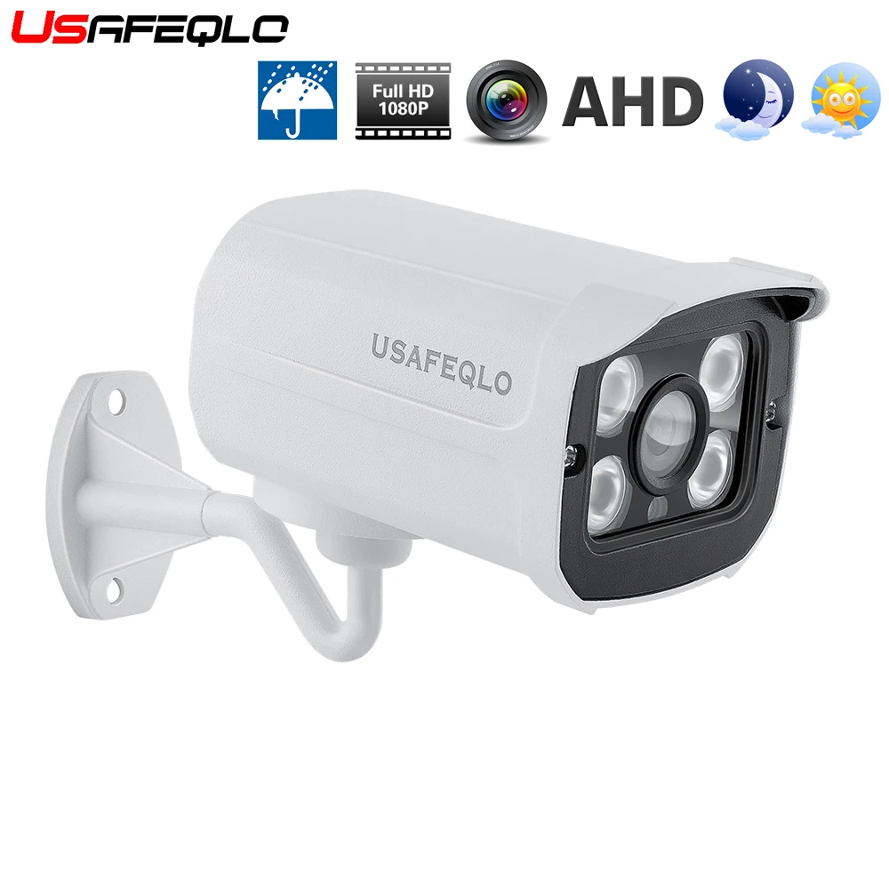 USAFEQLO 720 P/1080 P SONY IMX323 Full HD 2MP Внутренняя/наружная мини металлическая купольная AHD камера CCTV камера видеонаблюдения