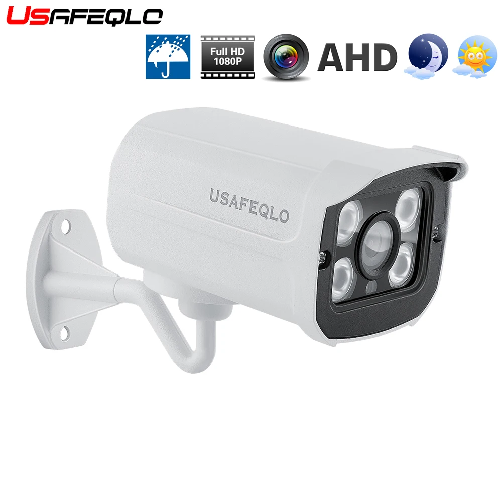 USAFEQLO 720P/1080P SONY IMX323 Full HD 2 Мегапиксельная Внутренняя/наружная мини металлическая купольная камера