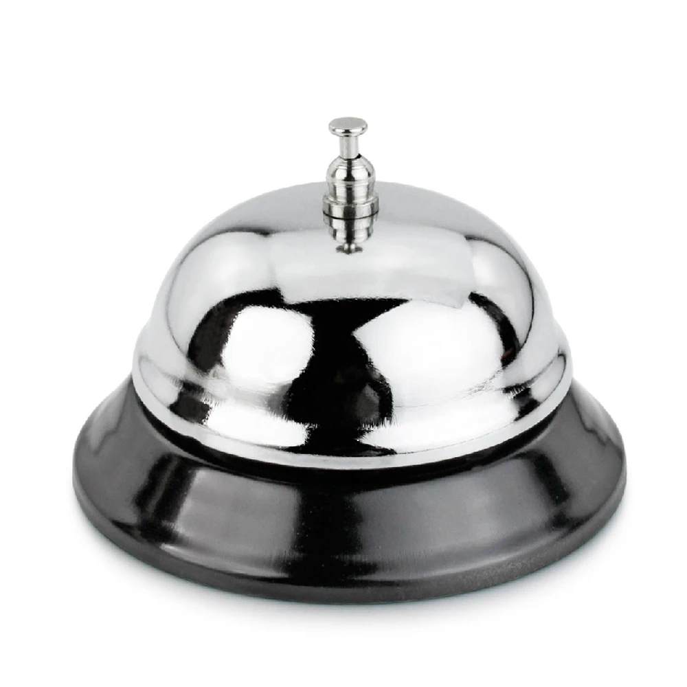 4 pcs New Arrival Top Grade Chrome Plated Table Bell Desk Bells