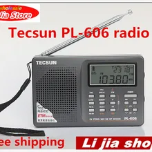 TECSUN радио PL-606 портативный цифровой FM радио-приемник FM/MW/LW/SW коротковолновый полный диапазоновый приемник хороший черный цвет