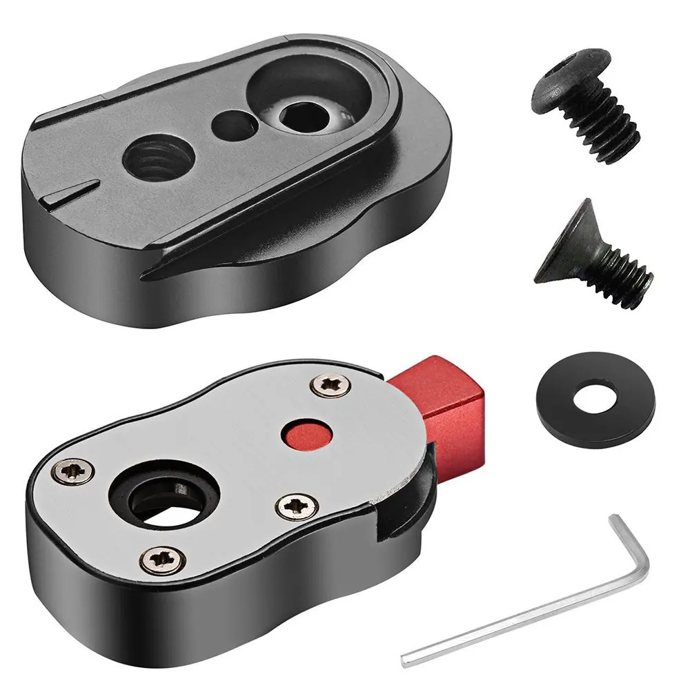 14 2KG bear Mini Quick Release Plate System Tripod Head for DSLR Camera Video Monitor, Margic Arm Flash Bracket LED Microphone 3