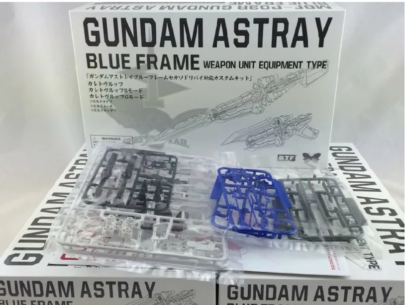 

BTF Gundam assembly model MG 1/100 Weapon Unit Equipment for MBF-P03R Fighter Astray Blue Frame Mobile Suit kids toys