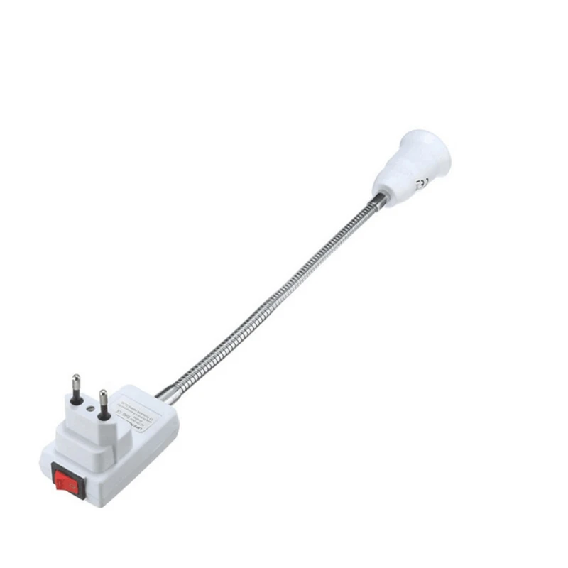 EU Plug-20cm Универсальный гибочный преобразователь для студийного освещения, светодиодный преобразователь лампочек, патрон для лампочки - Цвет: EU Plug-20cm