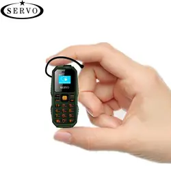 Оригинальный телефон SERVO S07 Наименьший Мини телефона Беспроводной Bluetooth наушники Ultra Low Radiation Bluetooth Dialer Dual SIM телефон