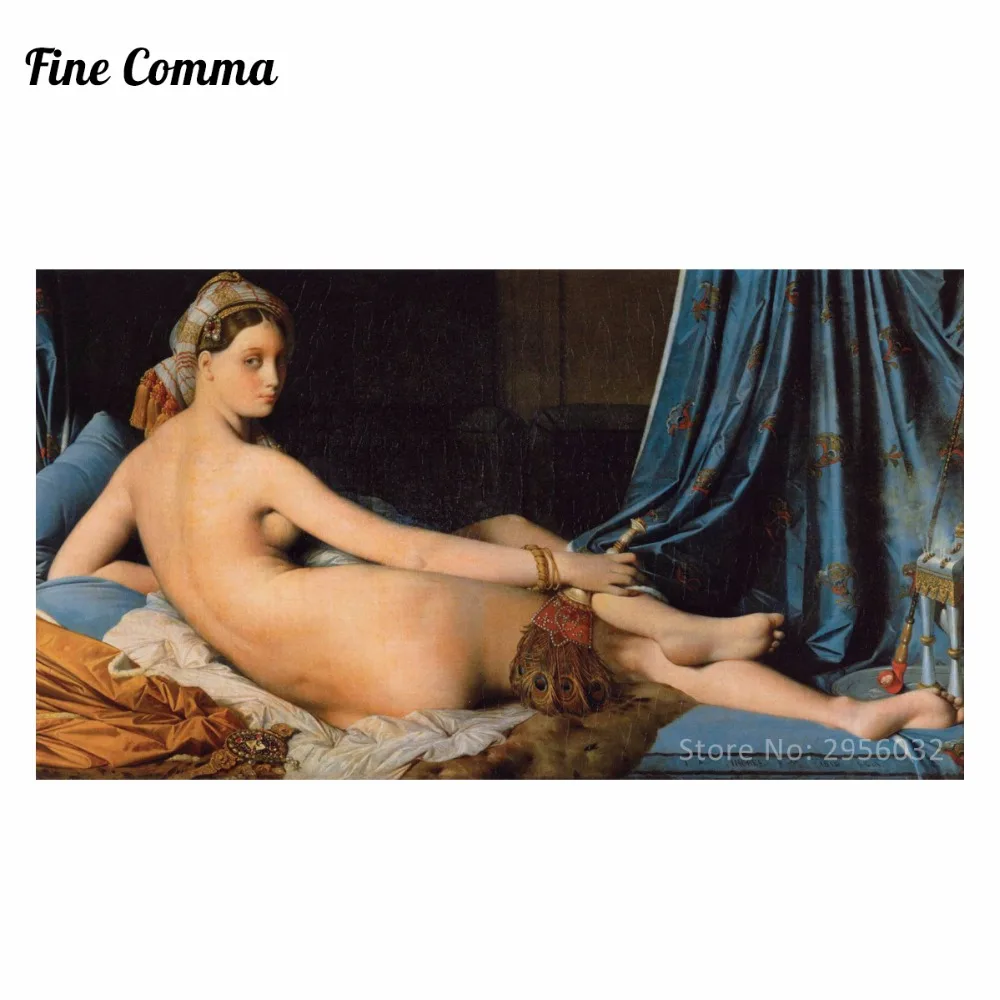 

Огромный Odalisque Une Odalisque La Grande Odalisque от Джинса Аугуст Доминик ингрес ручная роспись масляная живопись воспроизведение копия