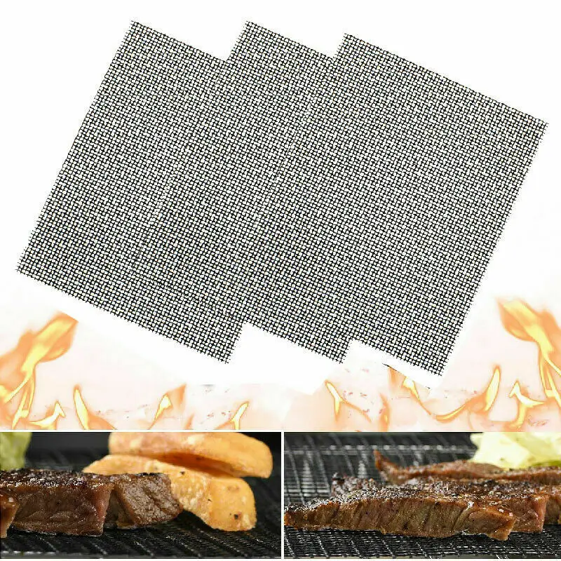 Сетчатый коврик для барбекю и гриля Mintiml, коврик для гриля с антипригарным покрытием, лист для приготовления рыбы