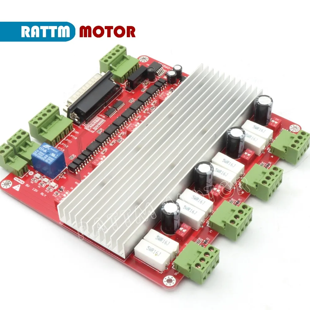 4 axis TB6560 stepper motor driver CNC controller Interface board V type