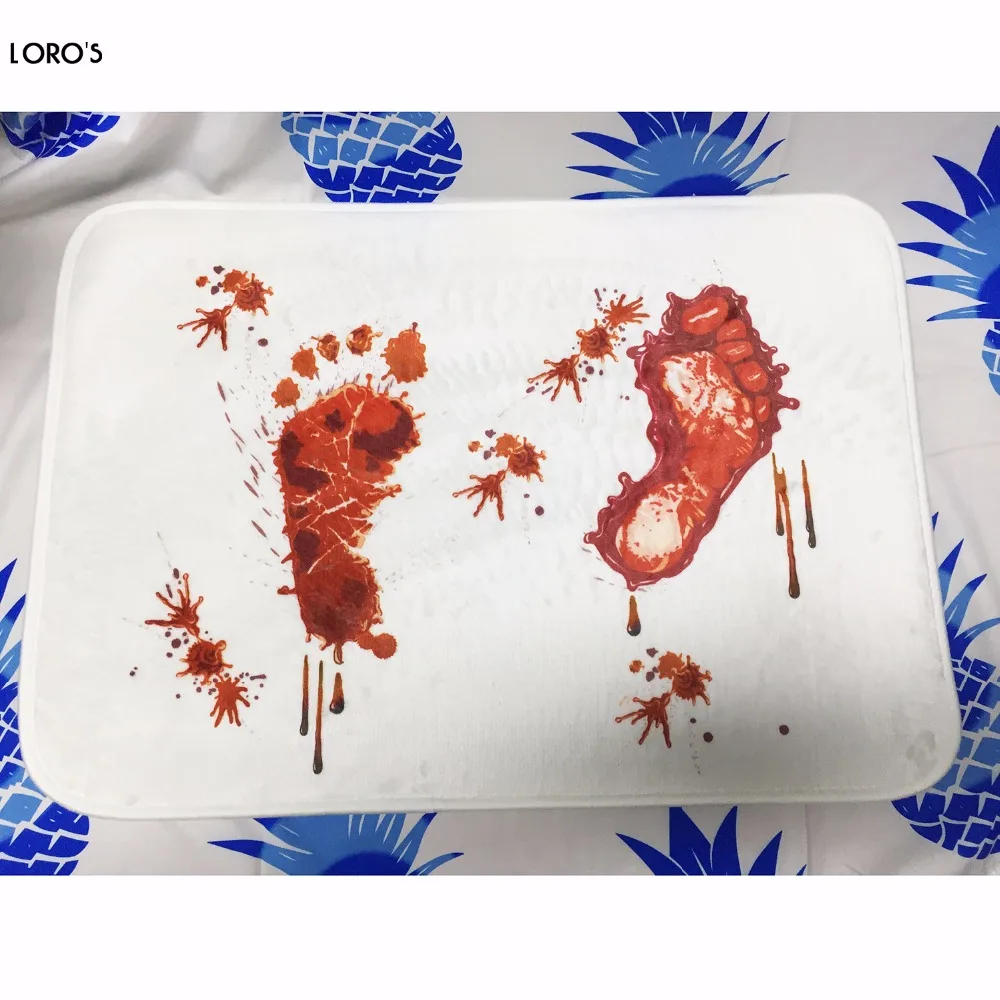 Kreative Blut Bad Matte Bad Wasser Rutschig Wc Teppich Fussmatten