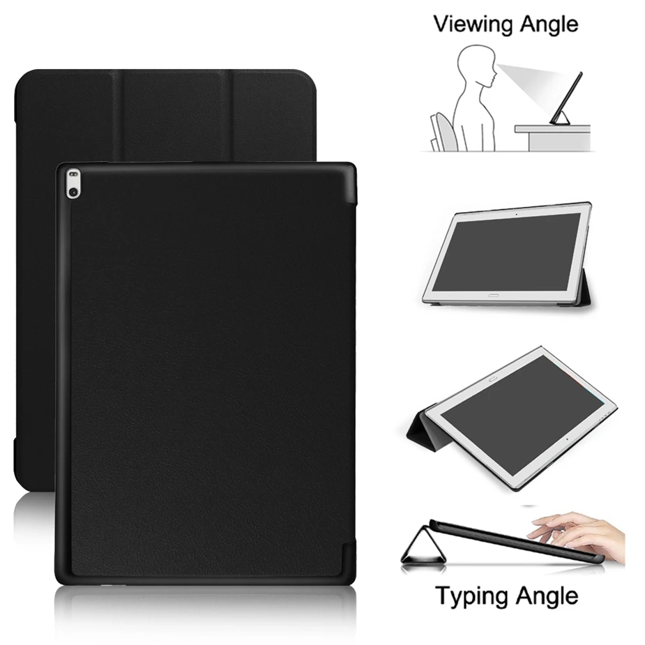 

Tablet Case For Lenovo Tab 4 10 Plus TB-X704N TB-X704F TB-X704L Folding Stand Cover PU Leather Case for Lenovo TAB4 10 Plus Case