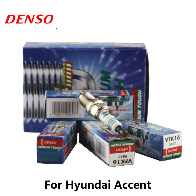 4 шт./компл. DENSO автомобильная свеча зажигания для Hyundai Accent Skoda Superb Mazda Focus Fiesta Toyota