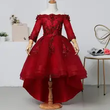 Высокое качество ручной работы, платье принцессы Софии, платья Рапунцель l бальное платье Длинные вечерние платья Детская Костюмы Детский Костюм Русалки