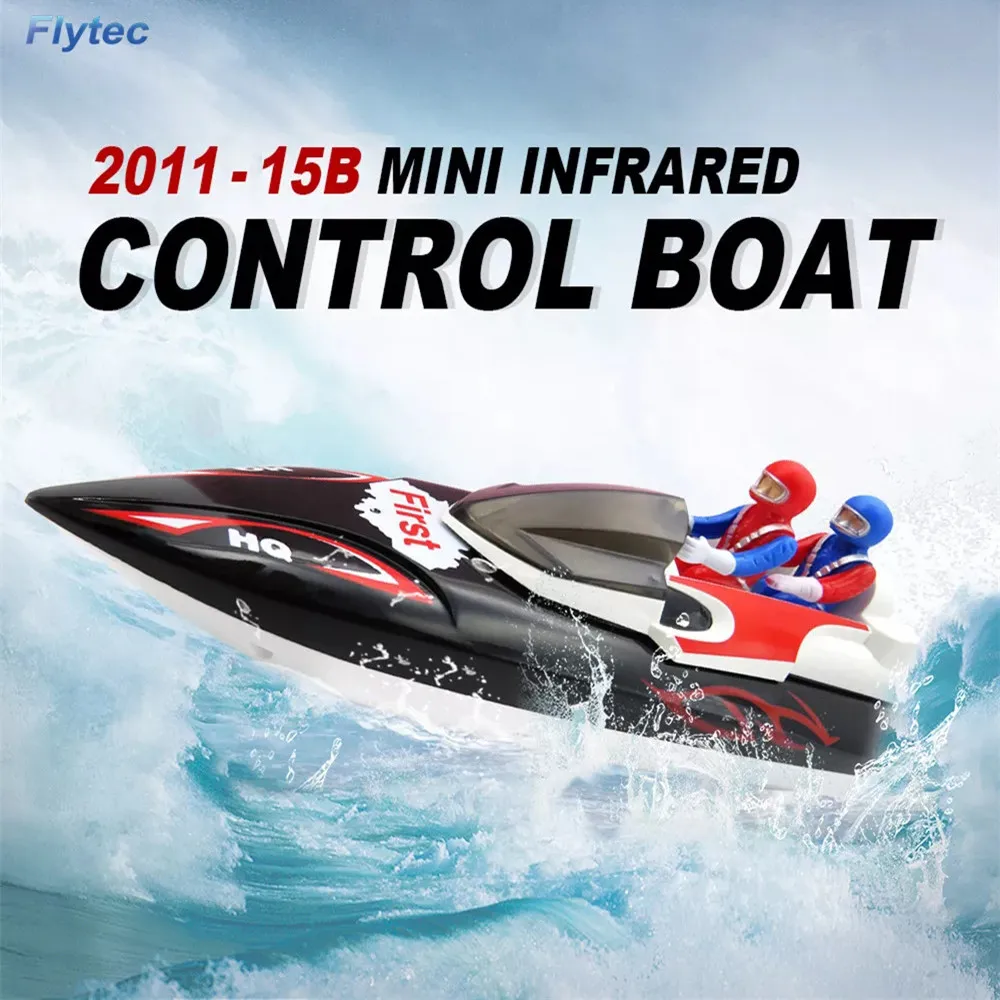 

Flytec 2011-15A 15B Electric High Speed RC Boat Airship for Children's Model Toy Remote Control Mini Boat Racing Speedboat