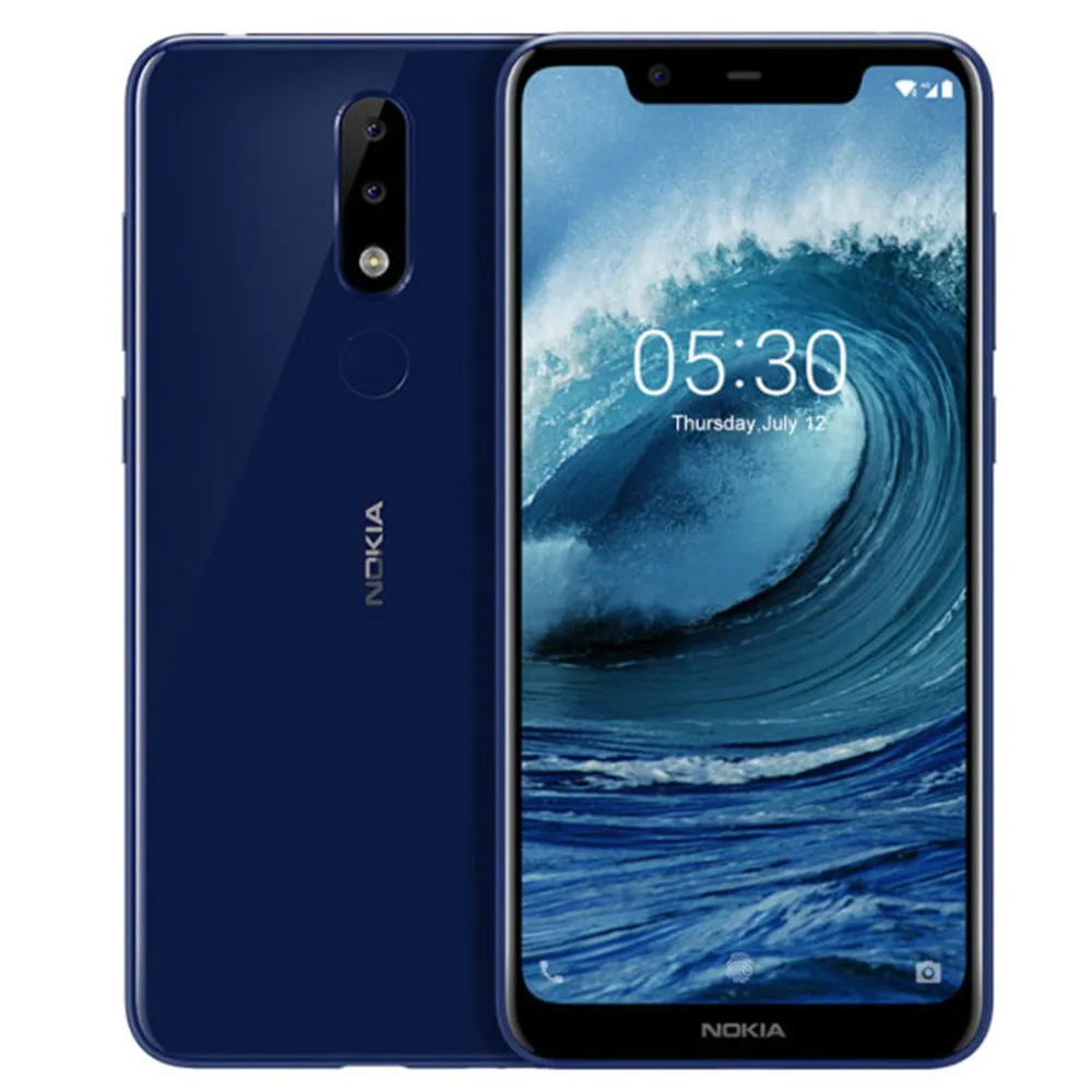 

NOKIA X5 4G Smartphone Helio P60 4+64GB/3+32GB ROM 5.86 Inch 2.5D HD+ Full Screen Android 8.1 Dual Sim Octa Core LTE Cell Phone