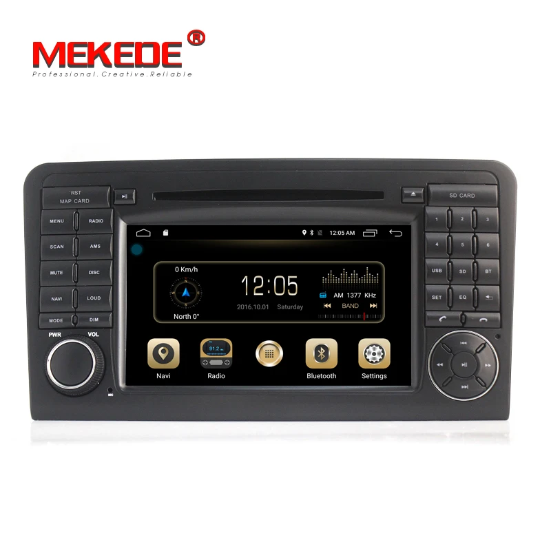 Clearance HD Android 7.1 CAR DVD player For Mercedes Benz GL ML CLASS W164 ML350 ML500 X164 GL320 car GPS stereo radio RAM 2G ROM 16G 3