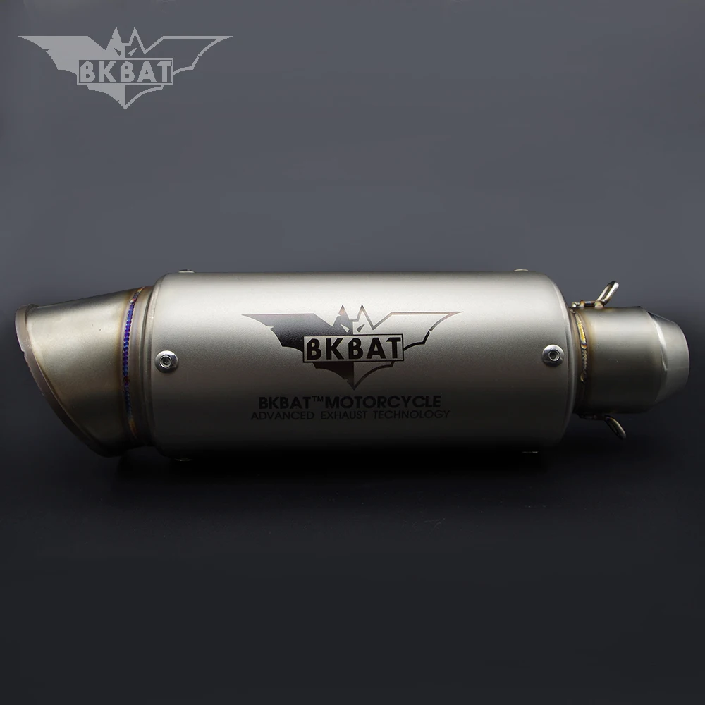 

Laser engraved moto exhaust modified projector escape muffler pipe For bmw s1000r yamaha r1 2004 tdm 900 benelli 300