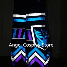 На заказ любой размер Raver ore Techno Hardstyle Tanz шланг флюоресциеренд Shuffle DJ широкие брюки