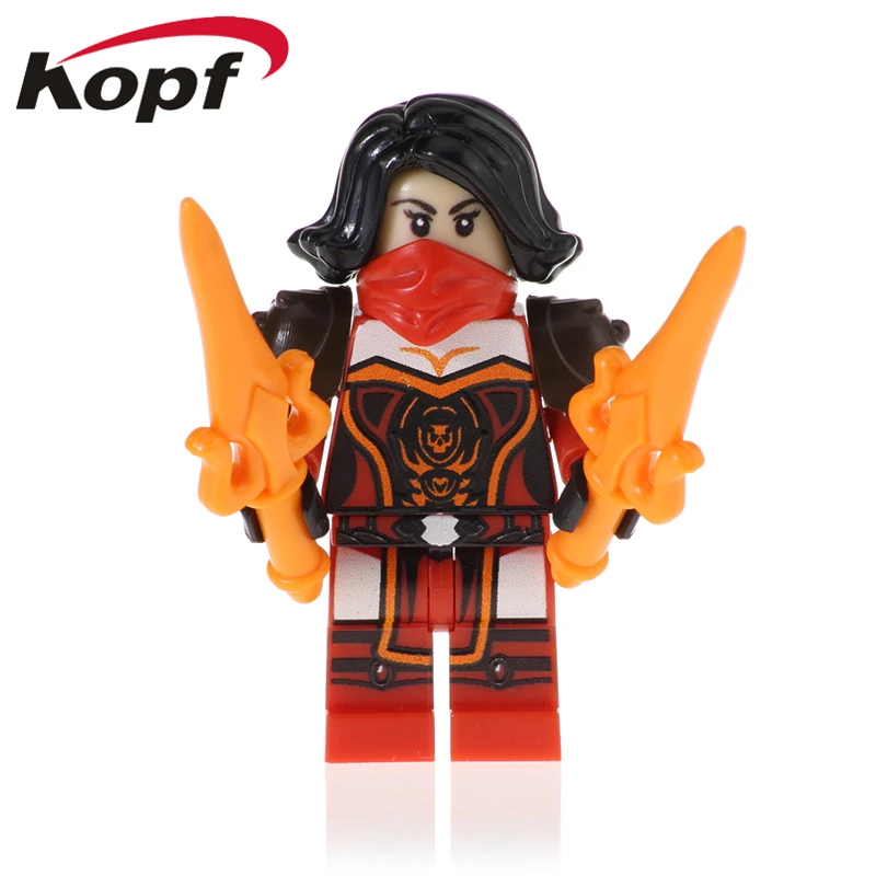 

Single Sale Building Blocks Anduin Wrynn Jaina Rexxar Medivh Thrall Sylvanas Windrunner Figures Model Toys For Children PG1360