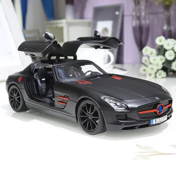 

1:18 Alloy Real Car Model Simulation Merce SLS Alloy Car Model Metal Toy Car Ornaments Gift For Collection Model