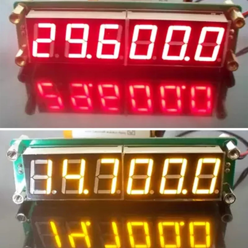 

Red LED 6 Digits 0.1MHz-65MHz Frequency Counter Digital Cymometer Tester Meter