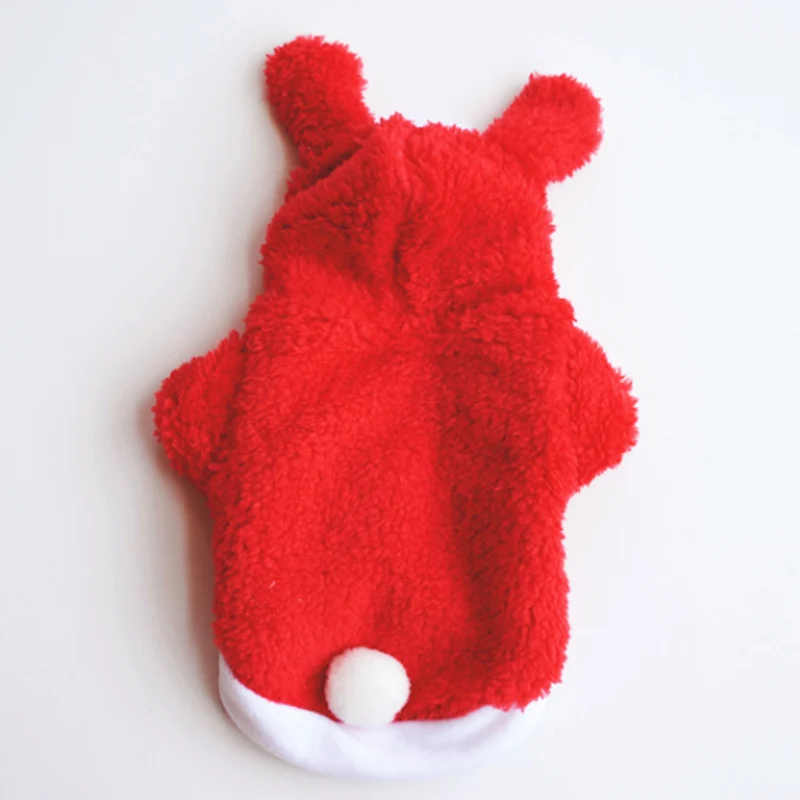 Одежда для домашних собак* рождественское пальто для собаки теплое свитер* вышитый встряхнуть Бархат - Цвет: 4