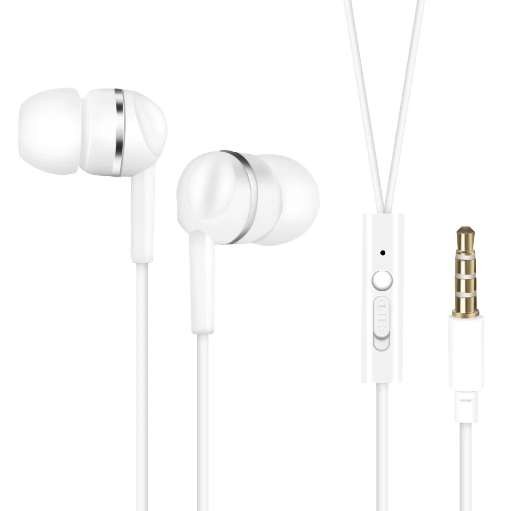 3.5mm Headset with Microphone for Wiko Getaway Bass Stereo Subwoofer Earphone HTC Status | Мобильные телефоны и