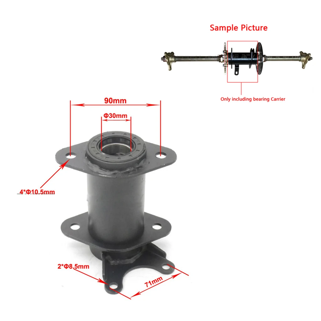 Несущий подшипник в сборе для заднего моста китайский 49cc 50cc 110cc 125cc мини детский Багги ATV Quad электромобиль Kart велосипед запчасти