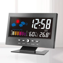 Digoo LCD Цифровые часы термометр метеорологическая установка влажности Дисплей