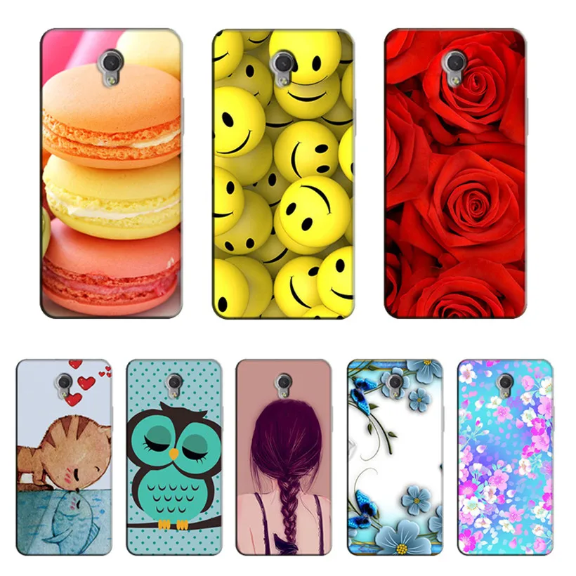 Case for ZTE Blade V7 Soft TPU Silicone Flower Cartoon Animal Painted Cover for ZTE Blade V7 Coque Fundas