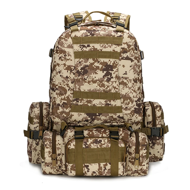  Outdoor Tactical Backpack Combination Multifunctional Military Oxford Cloth Military Camouflage Hik