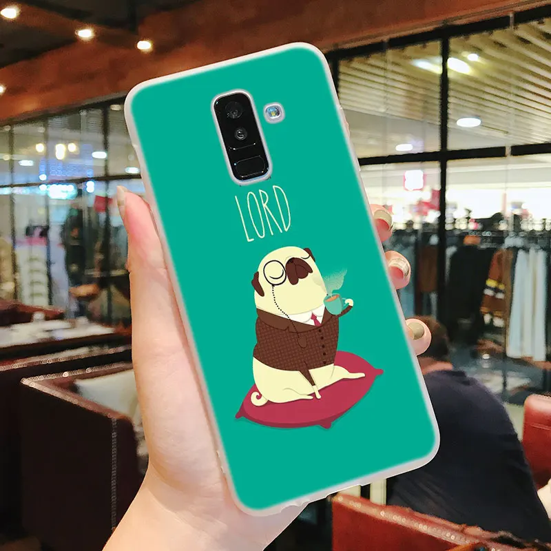 Силиконовый чехол для телефона с милой собакой Wacky Husky Samsung Galaxy A8S A6S A9 A8 Star A7 A6 A5 A3 Plus