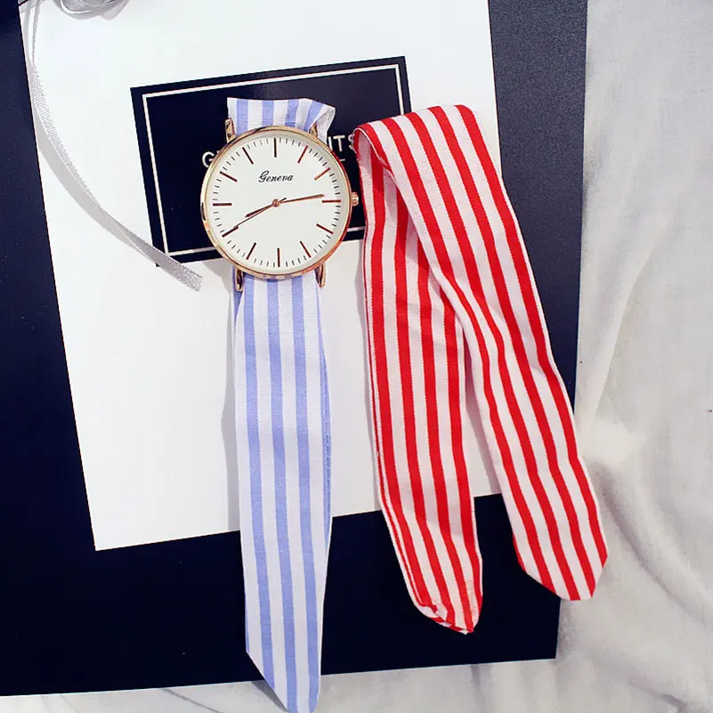 

Soft Cotton Strap Watch Student Woman Scarf Strap Suitable For Longines 37cm Watchband Bracelet For Watch