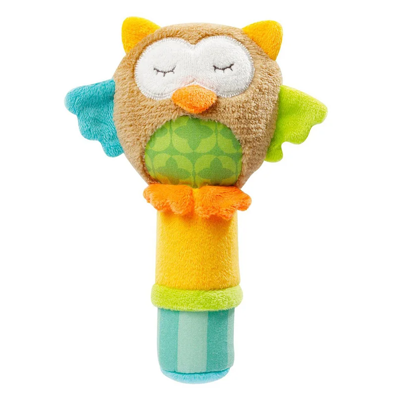 Newborn Baby Toys 0-12 Months Cartoon Animal Baby Plush Rattle Mobile Bell Toy Infant Toddler Early Educational Toys speelgoed