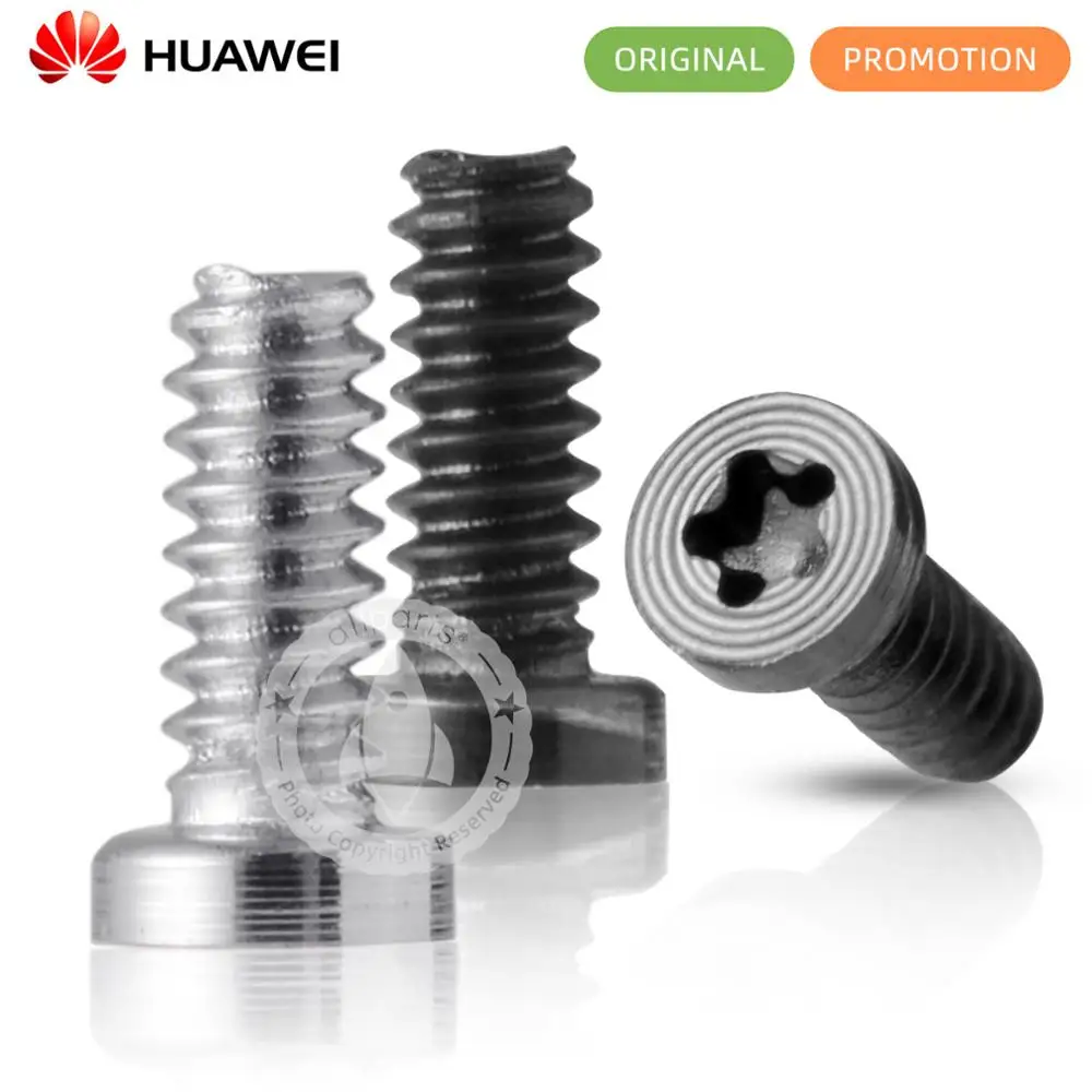 

2PCS New Tail Bottom Charging Charge Dock Screws For Huawei P9 P10 Screw Parts For Huawei Honor 6A 7C 7X Nova Bottom Screw