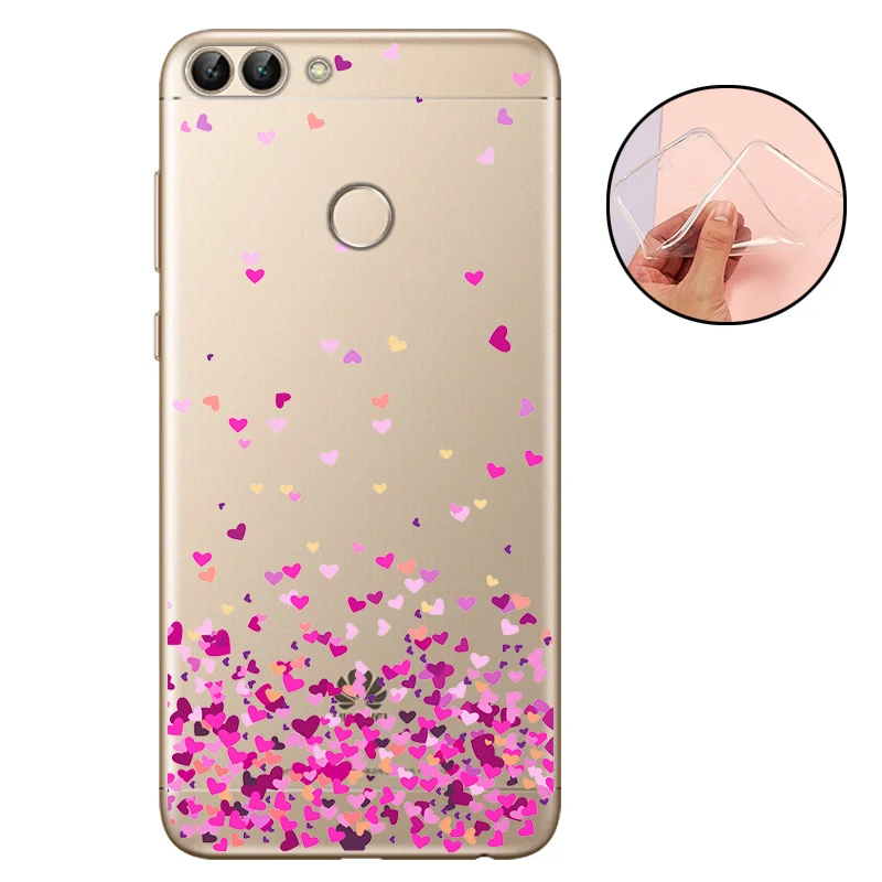 CROWNPRO СПС huawei P Smart 2018 чехол силиконовый мягкий ТПУ Coque задний телефон для Funda 2019