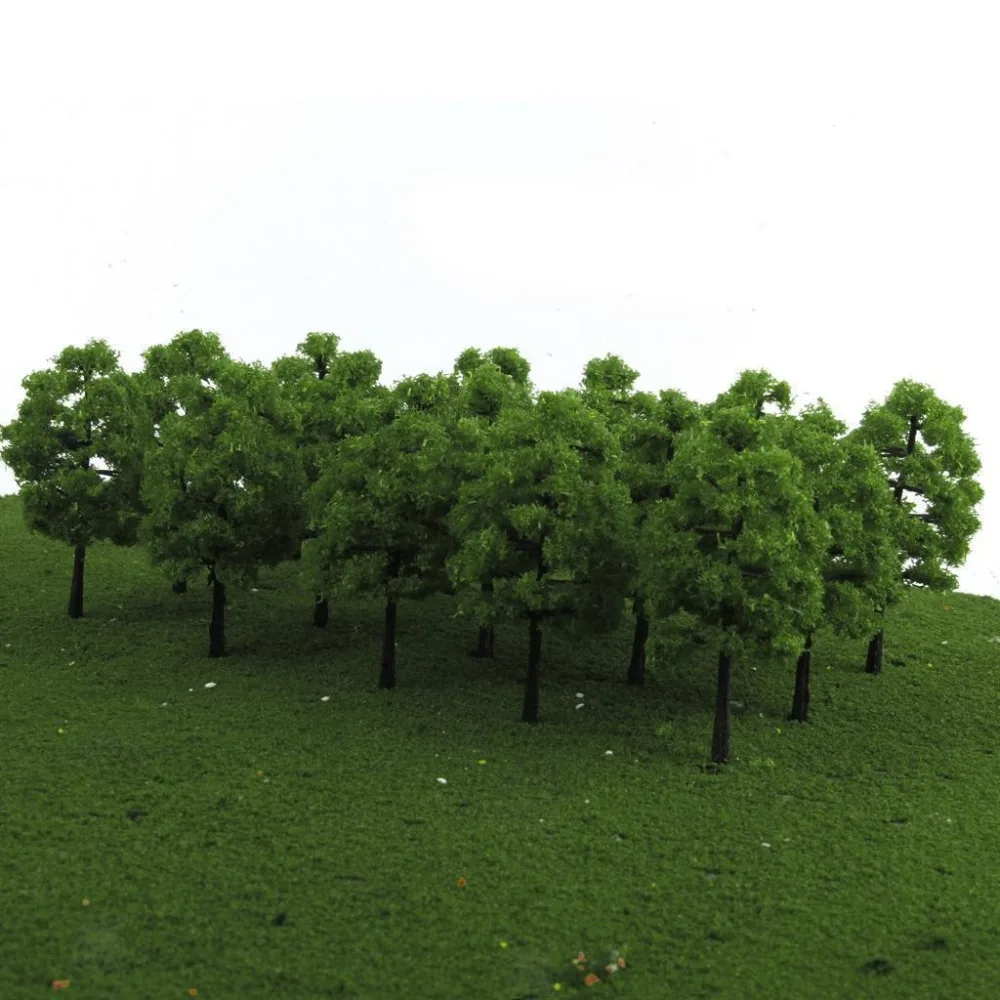 70pcs Mixed Model Trees Bushes 1:75 to 1:500 Scale for DIY Crafts War Wargames