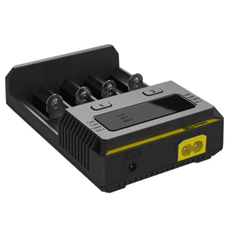 Оригинальное Nitecore Новое I4 зарядное устройство 18650 14500 16340 26650 LCD Li Ion быстрое 12V для