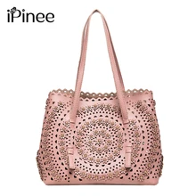 Fashion Three-dimensional Flower Rivet Child And Mother Package 2018 Tide Xia Hollow Out Hand Bill Of Lading Package Messenger