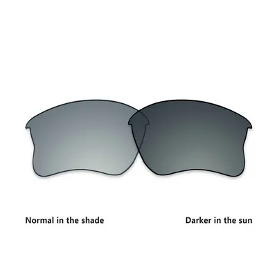 Photochromic Grey ToughAsNails поляризованные Сменные линзы для солнцезащитных очков Оукли Flak Jacket XLJ-несколько вариантов - Цвет линз: Photochromic Grey