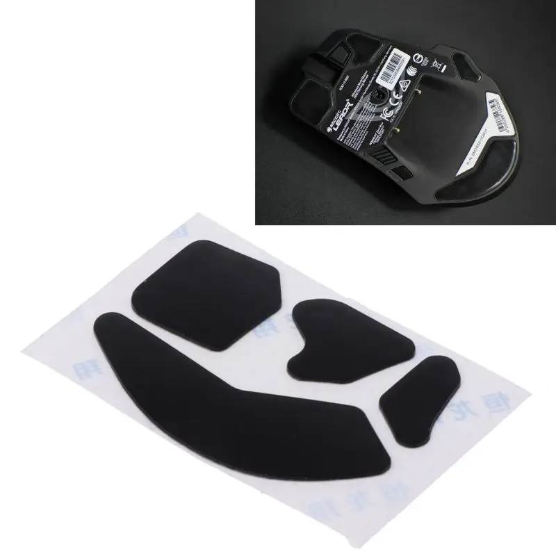 

2 Sets 0.6mm Teflon Mouse Skates Sticker Pad for ROCCAT Leadr Wireless RGB Mouse