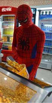 

Amazing Spiderman 3D Original Movie Spiderman Costume Cosplay party Zentai Suit