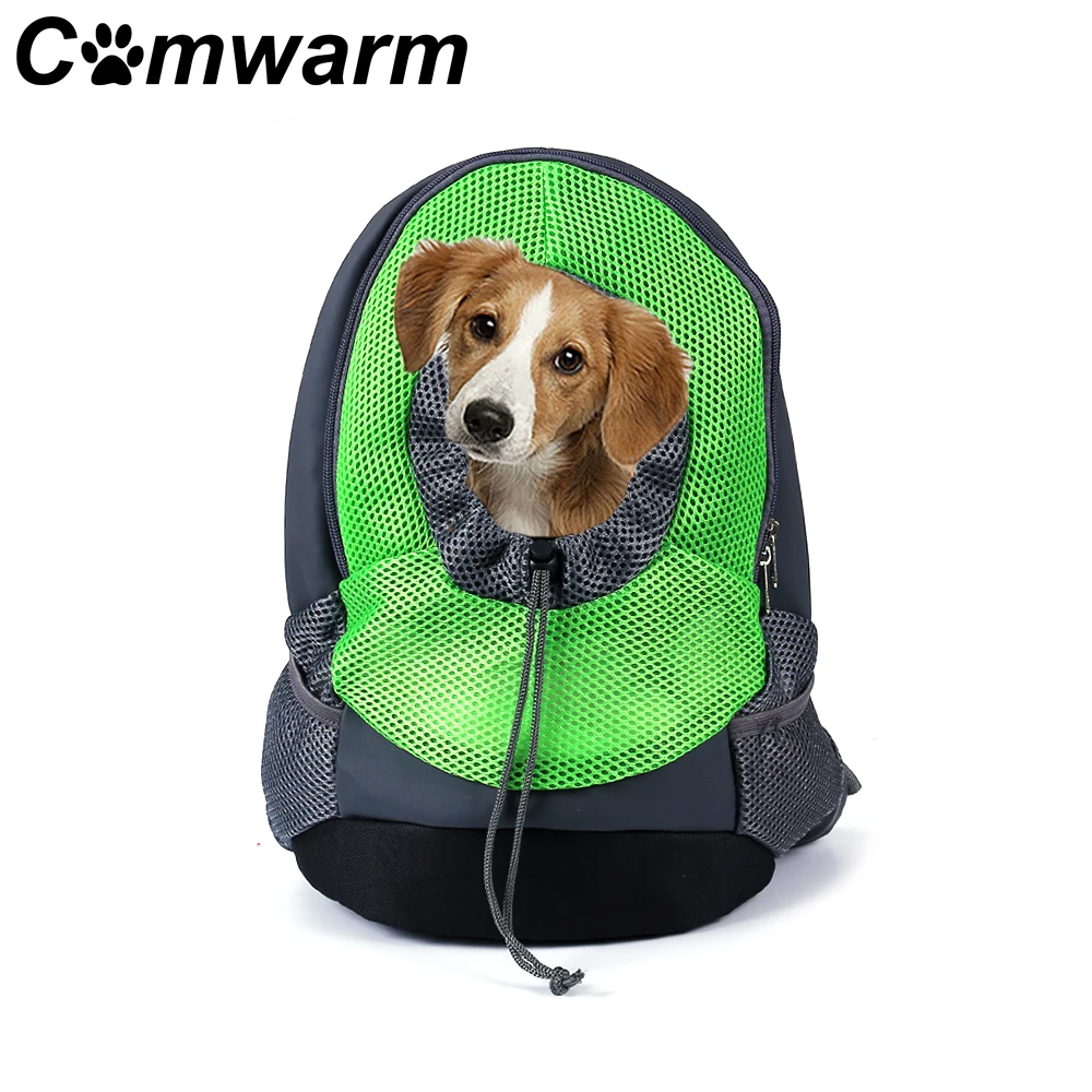 Comwarm переноска для собак кошек путешествий дышащий рюкзак сумка спереди