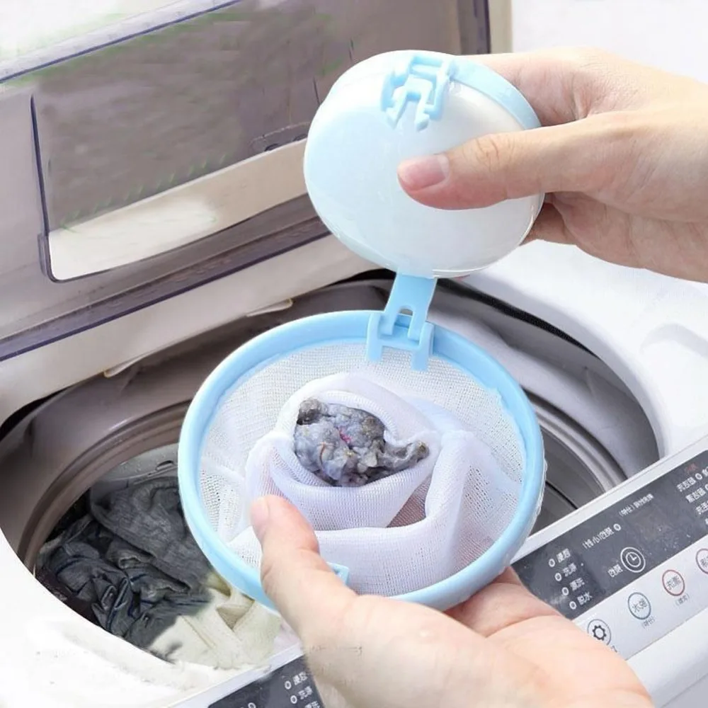 

Washing Machine Hair Suction Hair Remover Stick Bag Cleaning Clothes Washing Ball Filter Protection