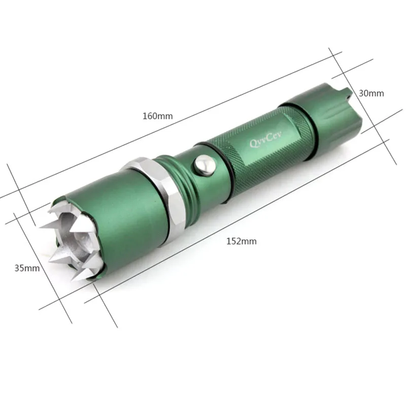 Q5 светильник-вспышка, масштабируемый уличный фонарь для самозащиты, светодиодный светильник-вспышка, тактический фонарь для охоты, защитный фонарь, 18650 AAA зарядное устройство