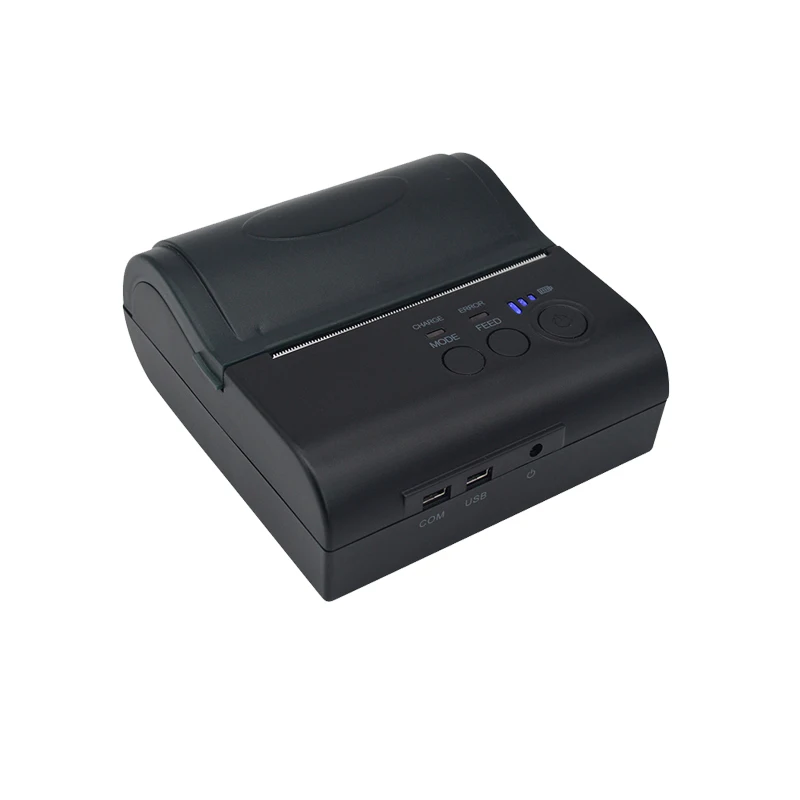 Бесплатный SDK 80 мм ручной Pos термопринтер Android IOS bluetooth-принтер чеков мини мобильный портативный термопринтер - Цвет: printer