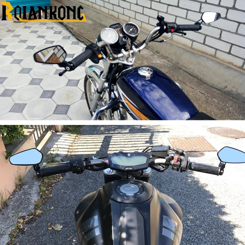 Ручки для мотоциклетного зеркала Yamaha MT03 MT07 MT09 08 XJ6 FJR XJR 1300 Racer fazer XT 600 TDM 900|Боковые и