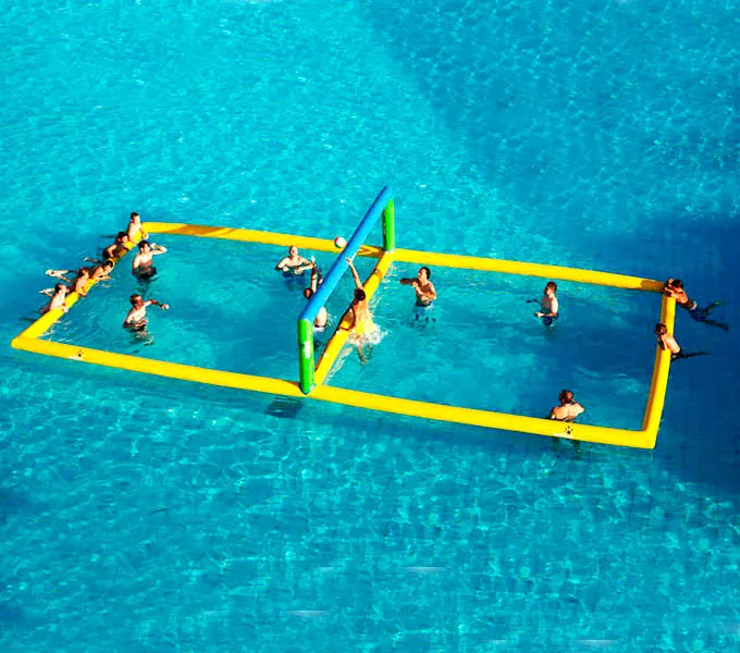 2018 Giant Inflatable water Volleyball Court For Sale